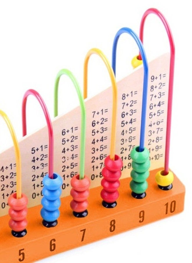 Abaj 10-Grade Multicolor Wooden Counting Abacus Frame for Kids Ages 3+ Years - Image 2